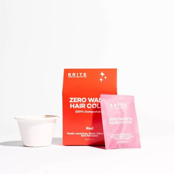 BRITE Instant Color Zero Waste Temporary Hair Color - 0.176oz Red - Picture 3 of 9